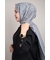 Piramit Monogram Floş Şal - Desen-02