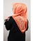 Hint İpek Kendinden Desenli Monogram Eşarp - Desen-05