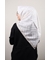 Hint İpek Kendinden Desenli Monogram Eşarp - Desen-05