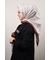 Hint İpek Kendinden Desenli Monogram Eşarp - Desen-05