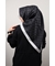Hint İpek Kendinden Desenli Monogram Eşarp - Desen-05